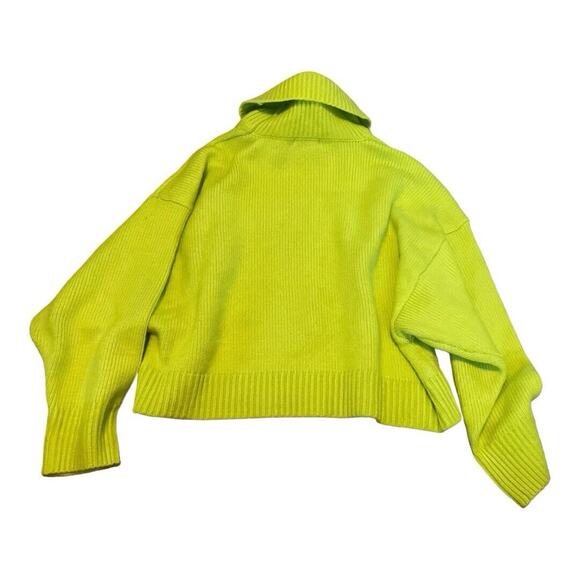 525 America Sweater Women Medium Green Relaxed Turtleneck NWT - Picture 9 of 9
